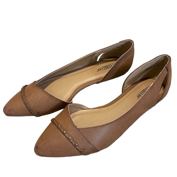 Anthropologie-Seychells Infiniti Studded Flats - Picture 2 of 11